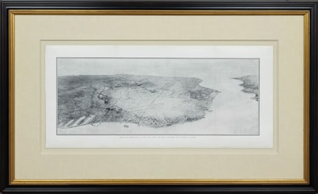 Property of a Long Island Collector - Bird's Eye View of San Francisco