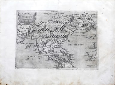 Forlani's Map of North America, the earliest printed map devoted to the continent