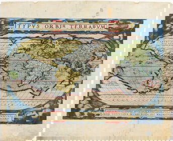 Ortelius' 1584 World Map - One of the most famous maps ever made