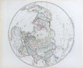 James Wyld's Map of the Northern Hemisphere, 1841