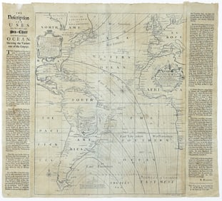 Edmund Halley's Isogonic Chart of the Atlantic Ocean
