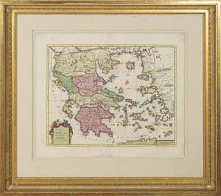 Covens & Mortier Map of Greece