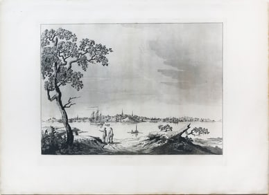 Des Barres View of Portsmouth, New Hampshire from across the Piscataqua River