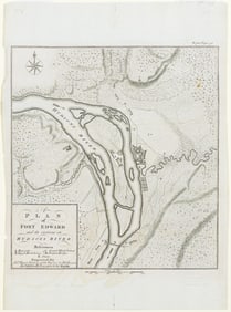 Kitchin's  Plan of Fort Edward and its environs on Hudsons River