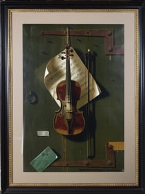 Harnett's Old Violin, a classic of American trompe l’oeil