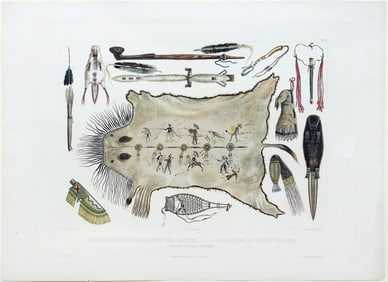 Property of a Long Island Collector - Bodmer, Indian Utensils and Arms, Tab. 21