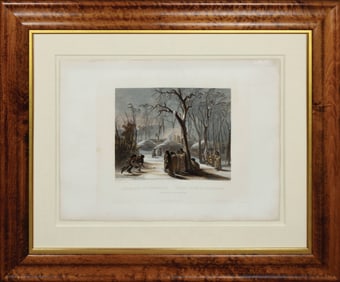 Property of a Long Island Collector - Bodmer, Winter Village of Minitarres, Tab 26