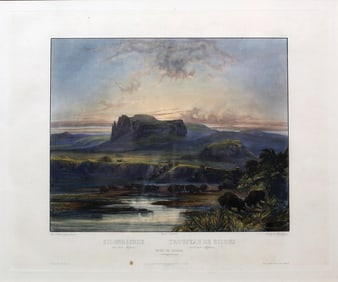 Property of a Long Island Collector - Herd of Bison on the Upper Missouri, Tab 40