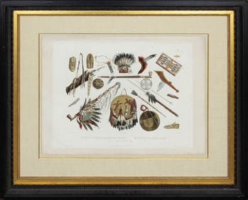 Property of a Long Island Collector - Bodmer, Indian Utensils and Arms, Tab. 48