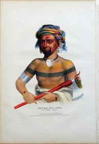 Property of a Long Island Collector - McKenney & Hall, Shau-Hau-Nopo-tinai, and loway Chief