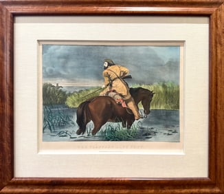 Property of a Long Island Collector - Currier & Ives, The Trappers Last Shot