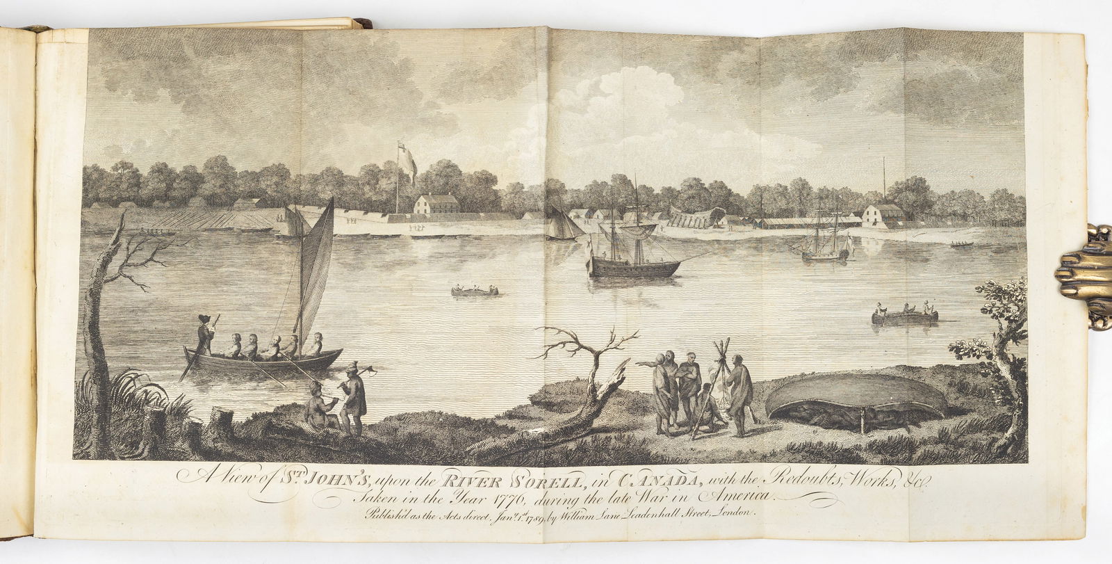 Thomas Anburey's Travels Through the Interior Parts of America in a Series of Letters - 1789 First (1 of 5)