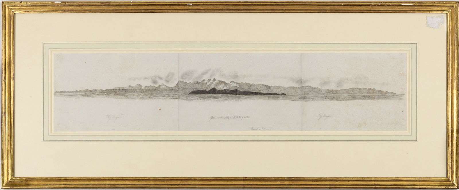 Original Drawing of Ohi Island in the Moluccas by L. H. Byrne (1 of 1)