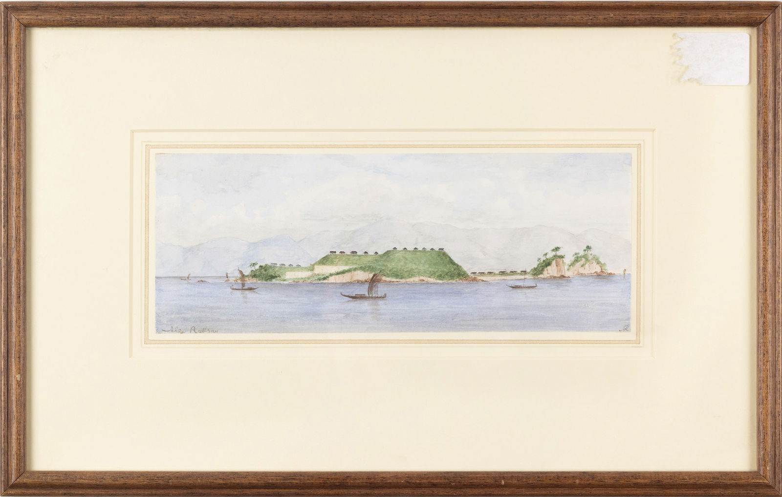 Alexander Rattray Original Watercolor of Nagasaki, Japan (1 of 1)