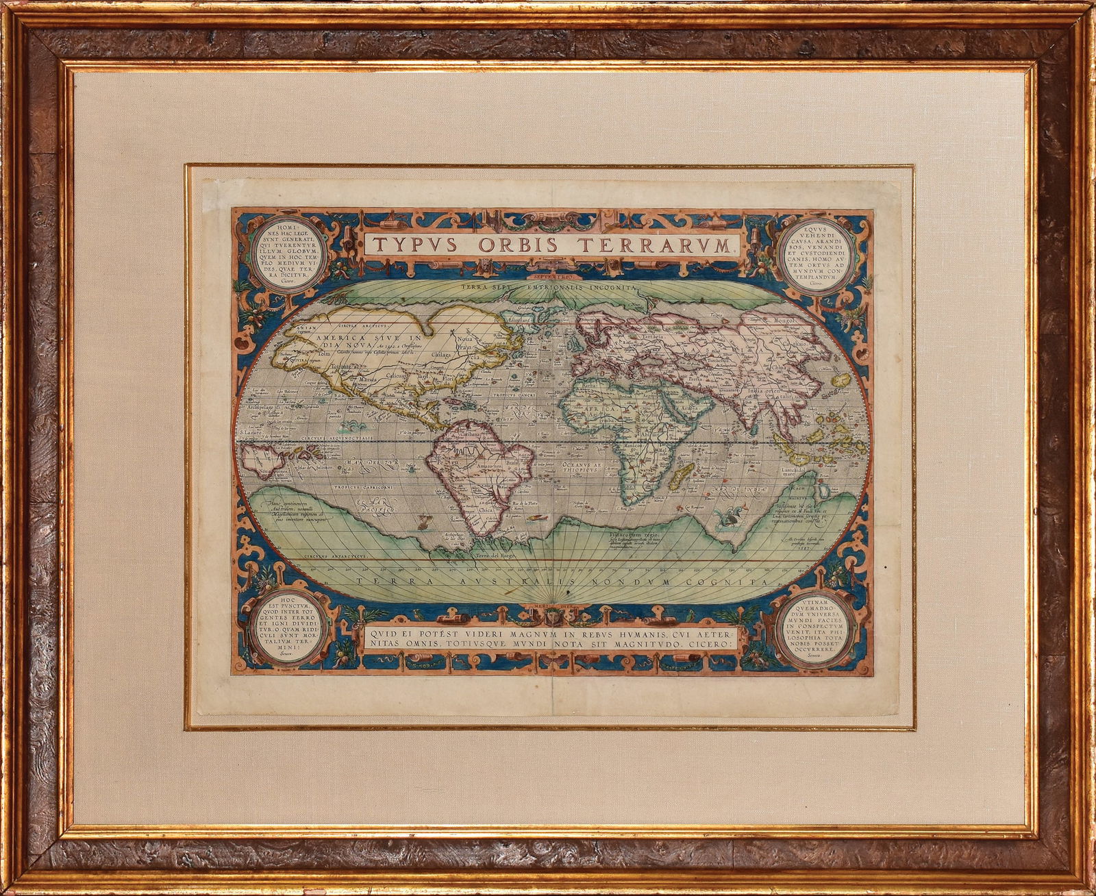 Ortelius' Third State World Map (1 of 1)