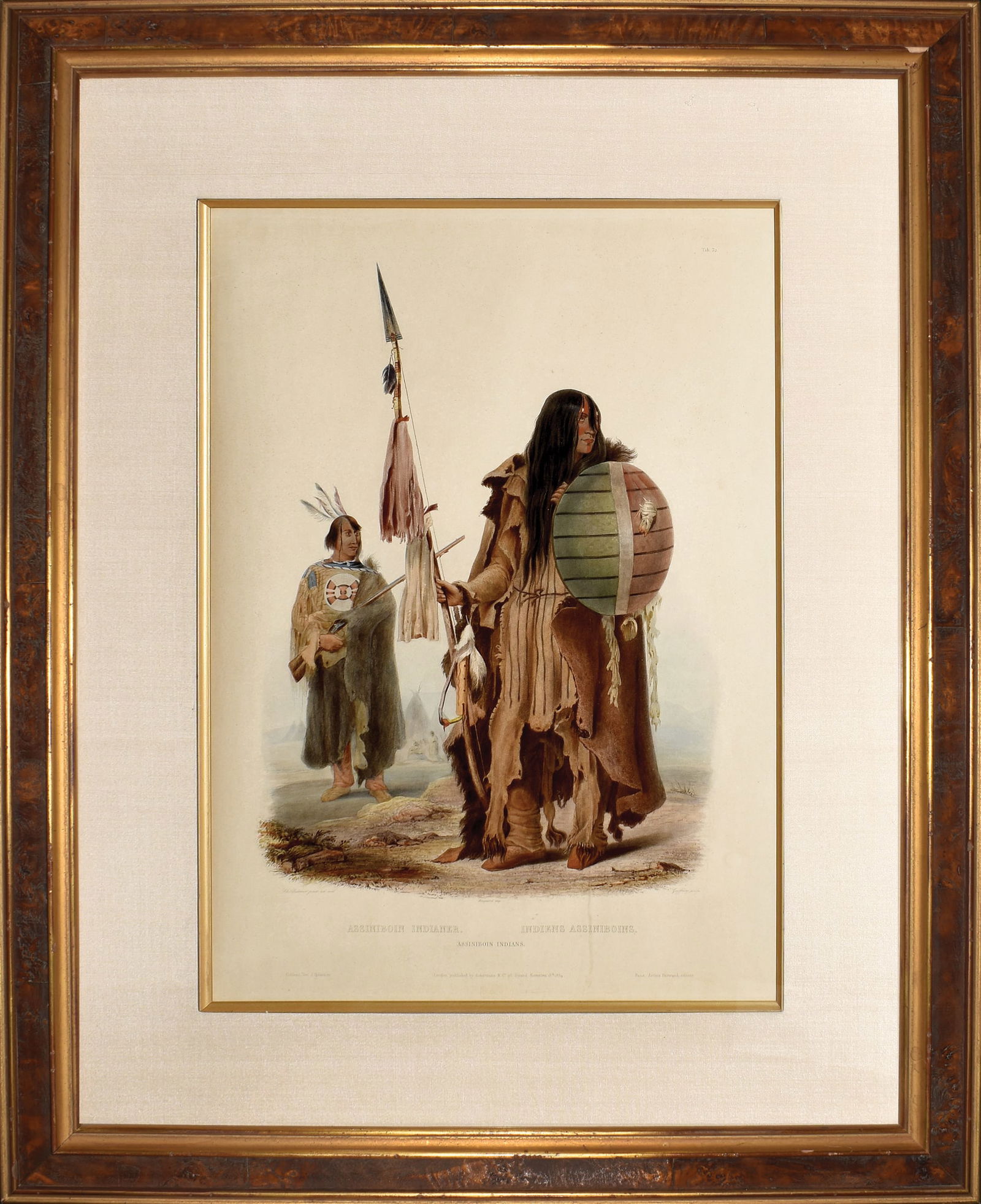 Property of a Nebraska Lady - Bodmer, Assiniboin Indians, Tab. 32 (1 of 1)