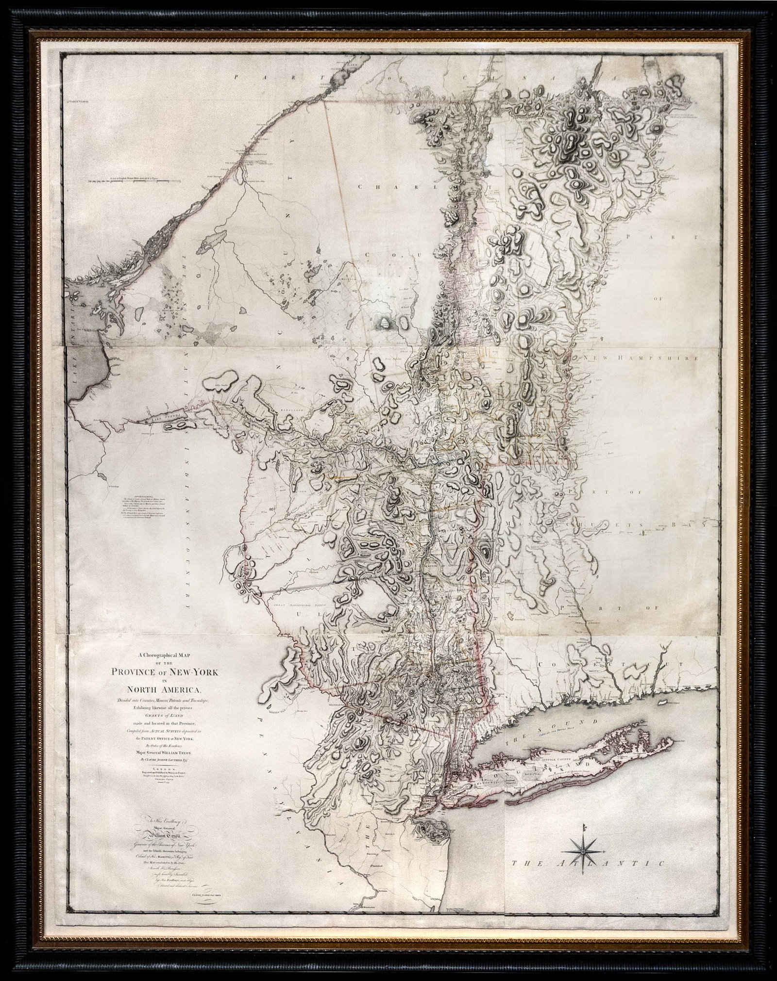 Claude Sauthier's Map of New York - The Most Important Map of the Royal Colony of New York (1 of 1)