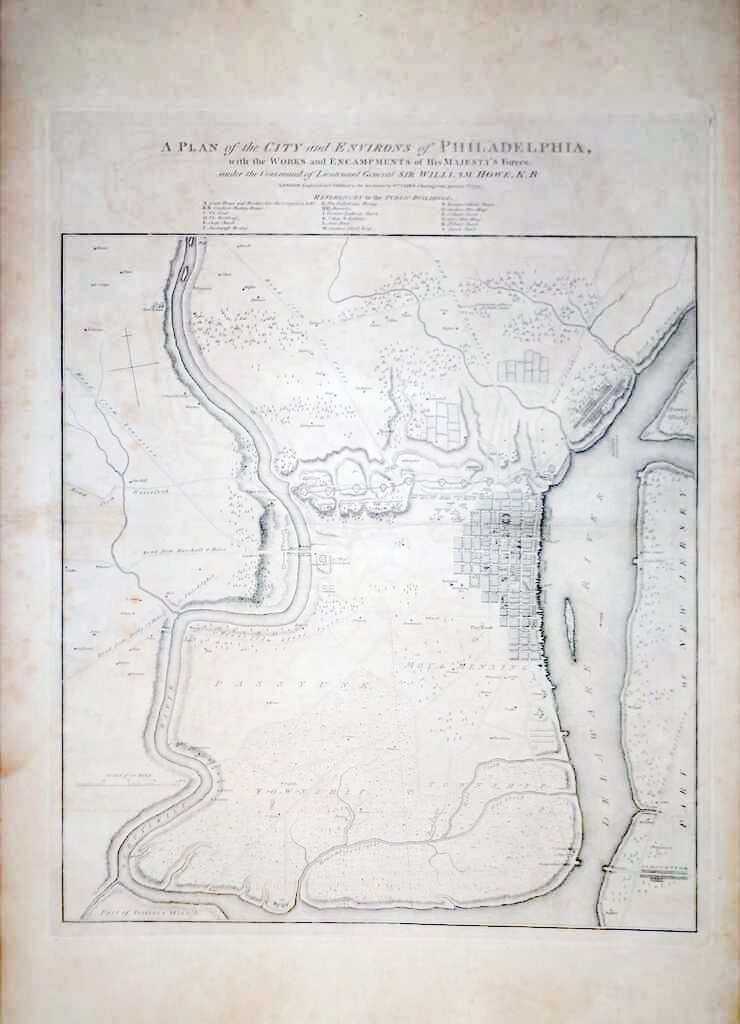 Faden's Plan of the City and Environs of Philadelphia - The Best Map of Philadelphia to Own to (1 of 1)