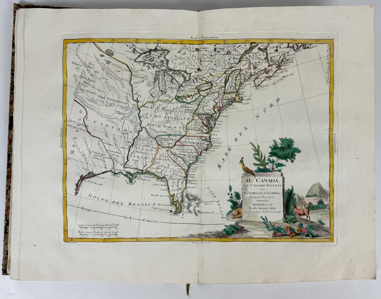 Raynal's Storia dell' America Settentrionale with 15 Maps by Zatta (1 of 11)
