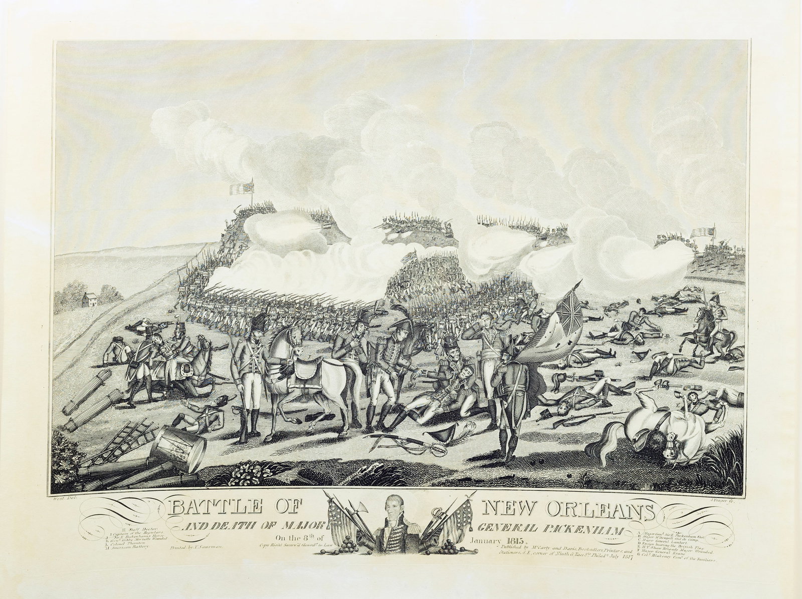 William Edward West's Battle of New Orleans and Death of Major General Pickenham (1 of 1)