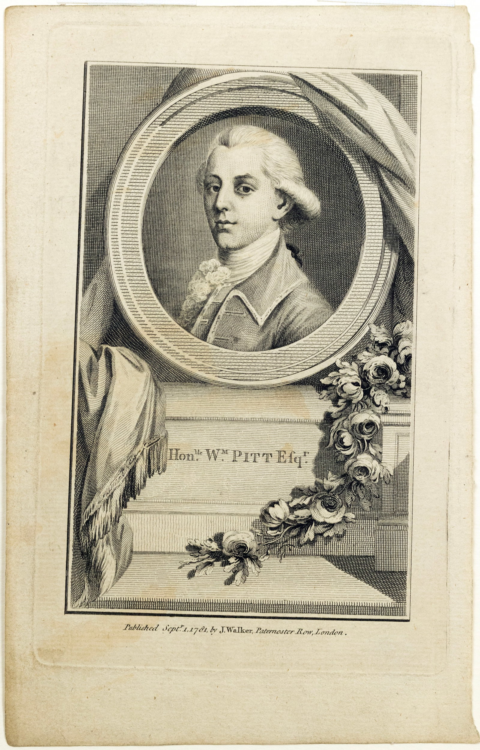 Engraving of William Pitt (1 of 1)