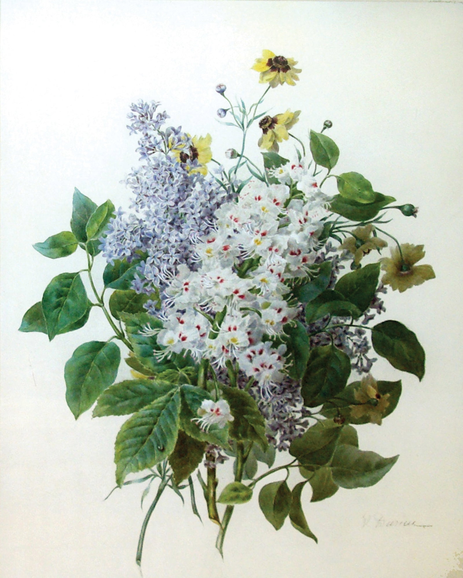 Virginia Durien Bouquet with Lilac and Wildflowers (1 of 1)