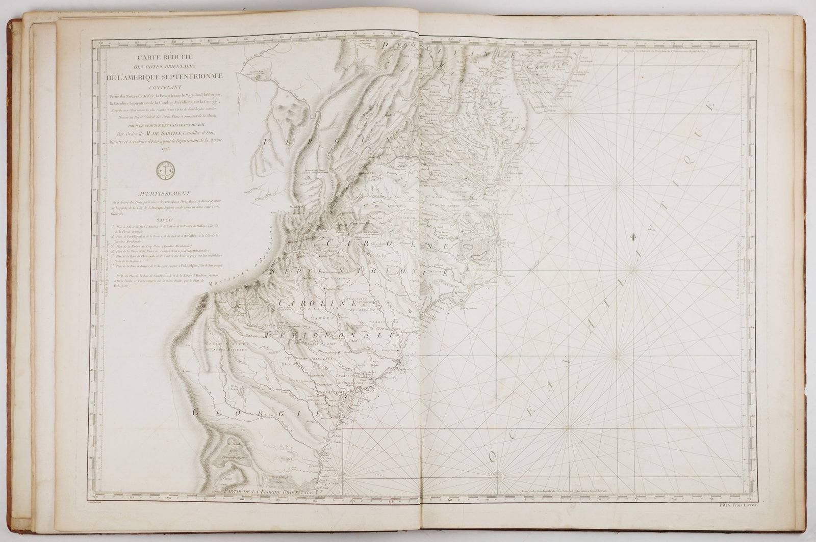 Antoine Sartine's Neptune Americo-Septentrional - America's Coastal Atlas At the Dawn of (1 of 10)