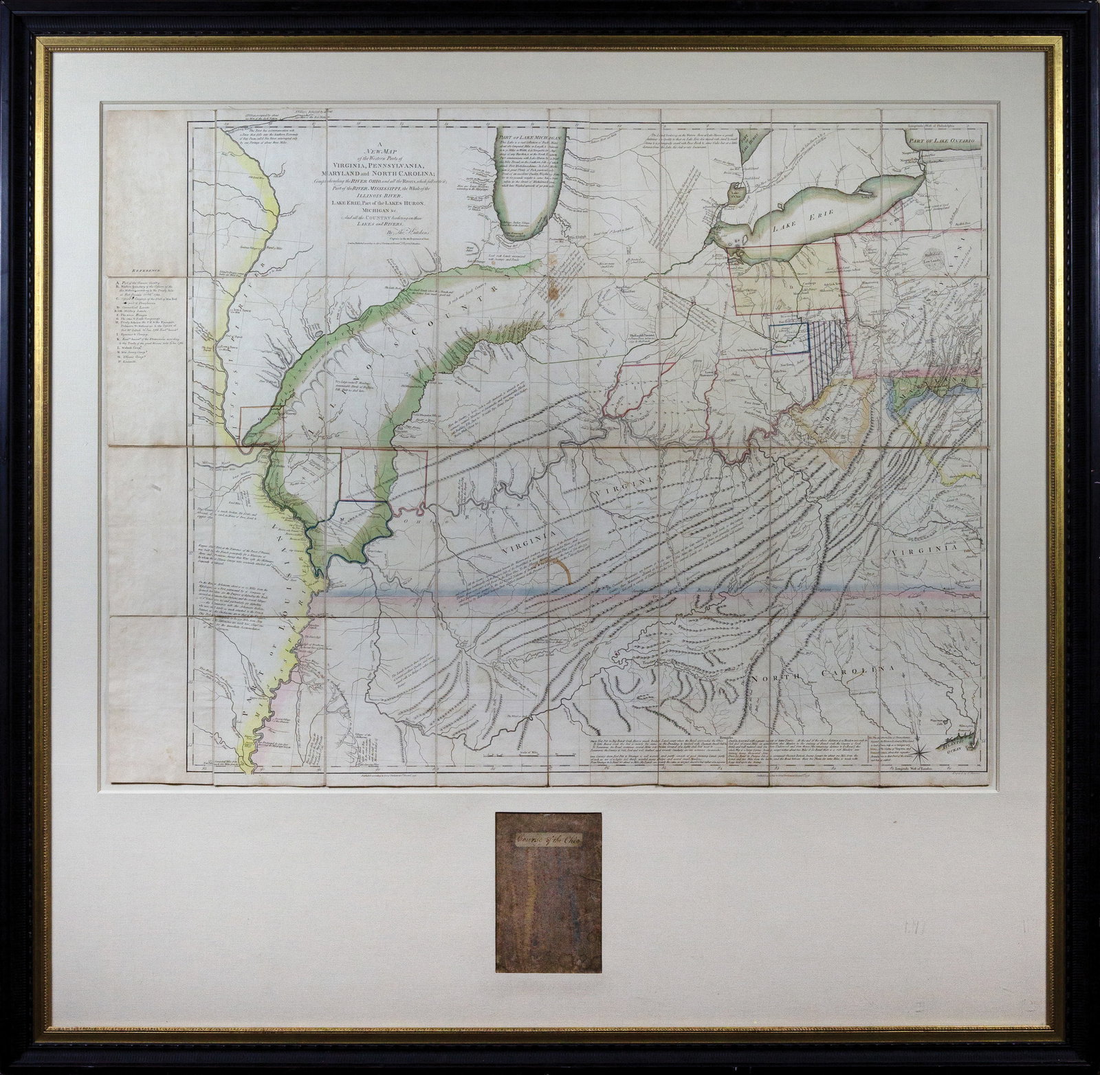 Thomas Hutchins' A New Map of the Western Parts of Virginia, Pennsylvania, Maryland and North (1 of 2)
