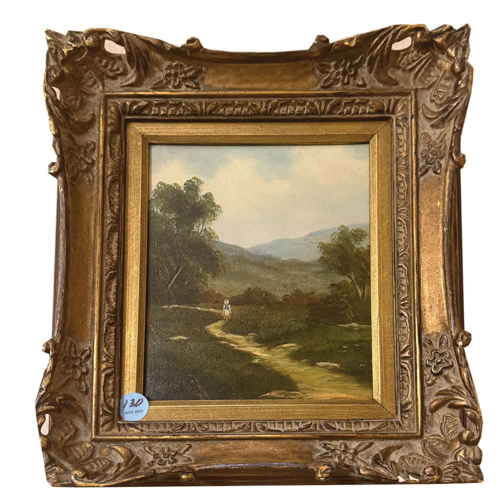 19th Century Landscape Oil Painting Signed Bubon (1 of 1)