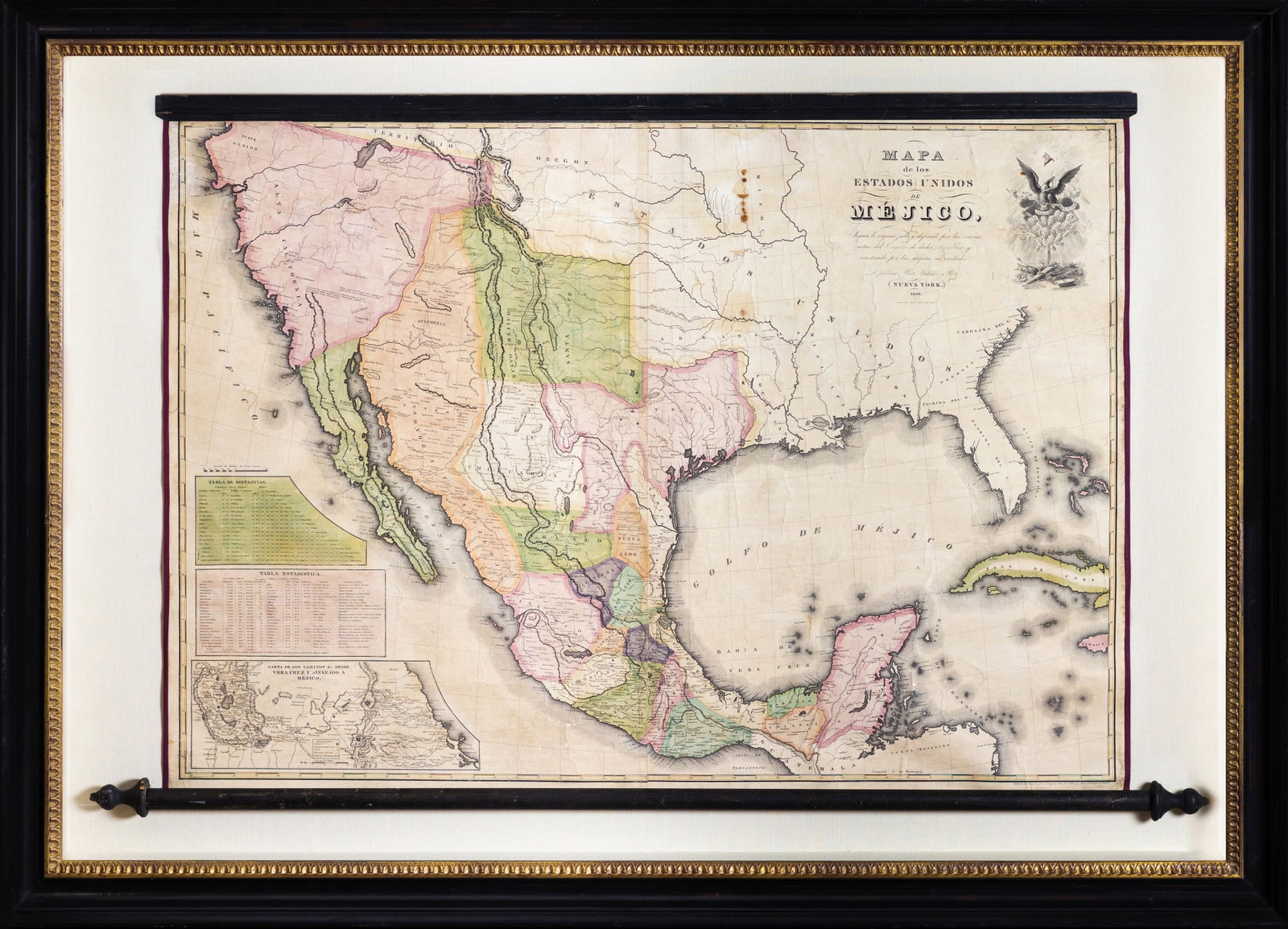 White, Gallagher & White Map of the United States of Mexico 1828 (1 of 1)