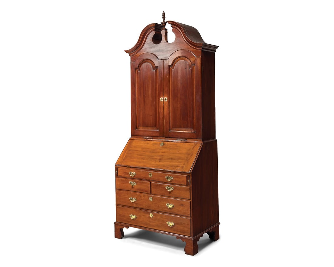 Boston, MA red cedar and pine desk & bookcase (1 of 1)