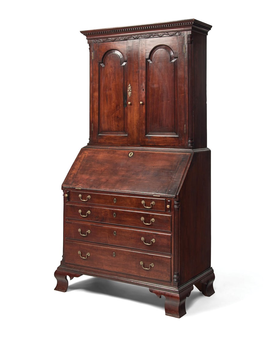 Lancaster County, Pa cherry tulip poplar desk & bookcase (1 of 1)