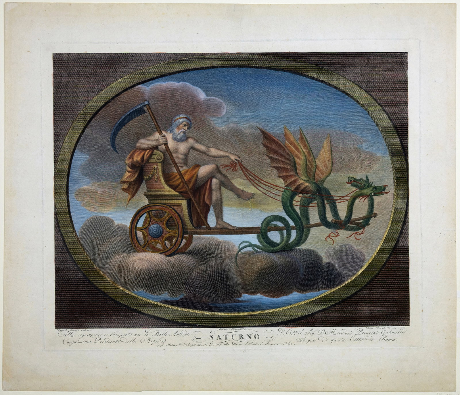 Rafael's Vatican Loggia Lunette of Saturn (1 of 1)