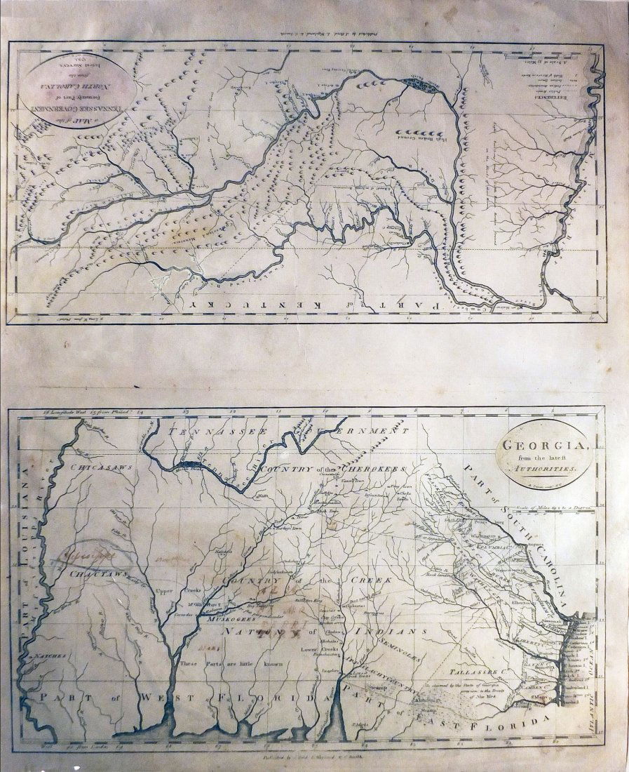 A Map of the Tennassee Government, formerly part of (1 of 1)
