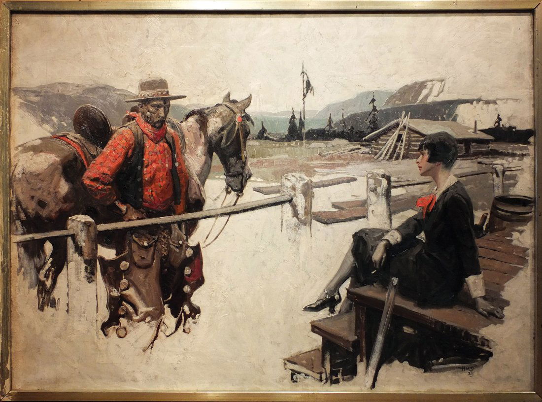 H. M. Sttops, Oil on Canvas, Swan's Mate (1 of 1)