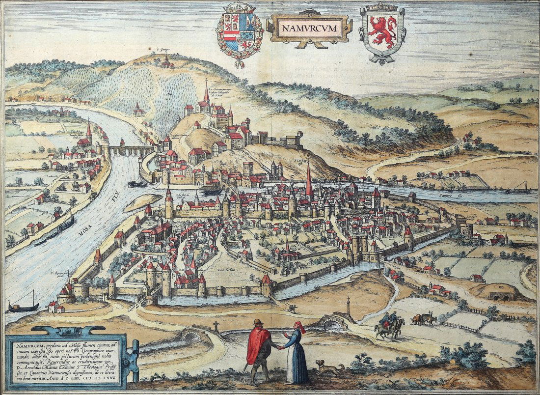 Braun and Hogenberg View of Namurcum (1 of 1)