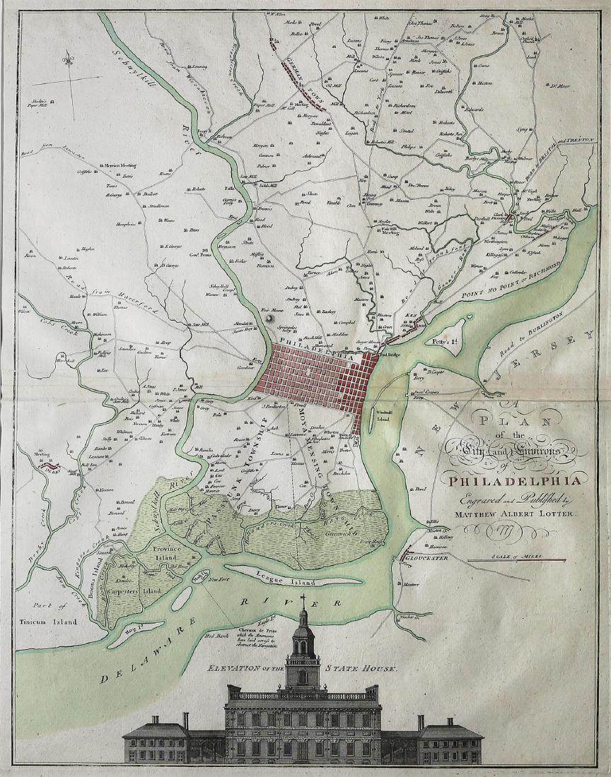 Fine example of Lotter's edition of Scull & Heap's (1 of 2)