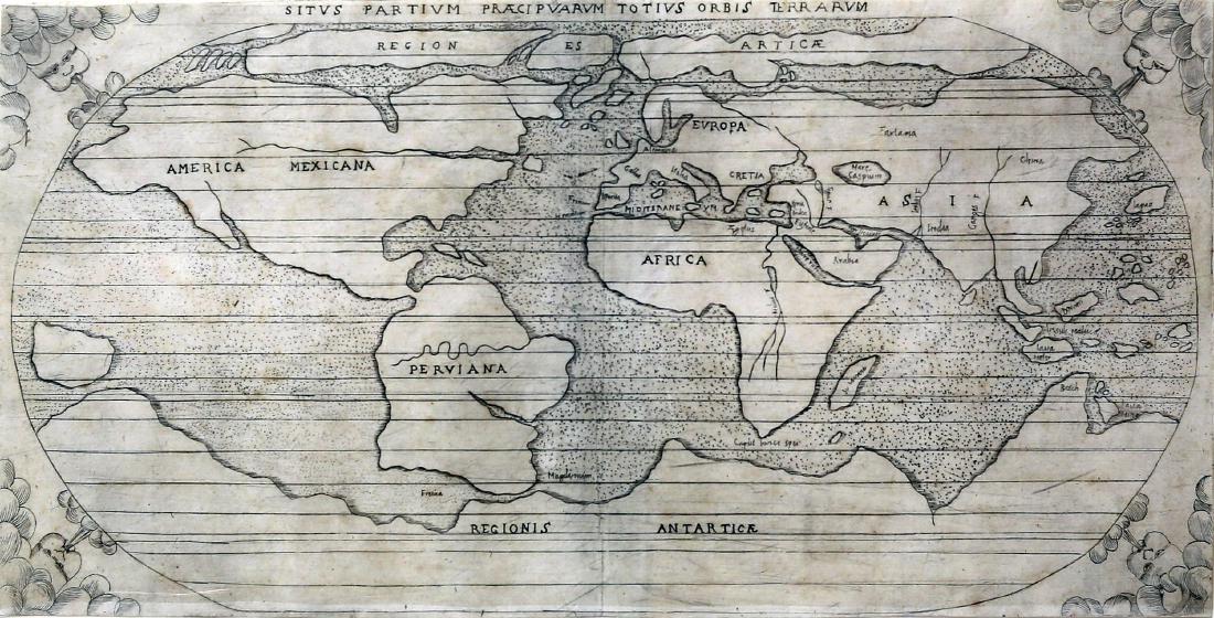 Italian Map of the World by Torniello (1 of 1)