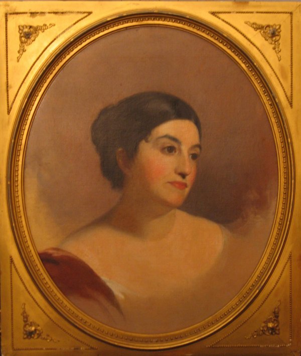 MANNER OF THOMAS SULLY, (AMERICAN 1783-1872), PORT: MANNER OF THOMAS SULLY (AMERICAN 1783-1872) PORTRAIT OF A LADY Oil on canvas. 24 x 20 in.