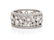 * A Platinum and Diamond 'Cobblestone' Eternity Band,
