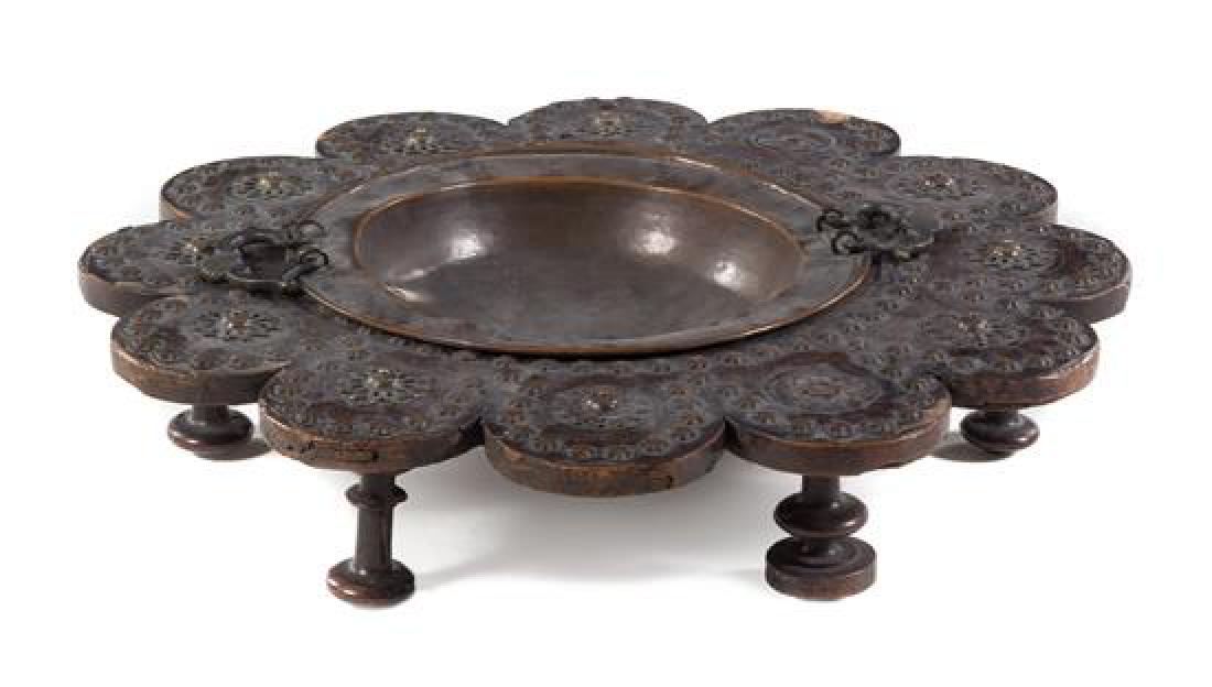 A Spanish Baroque Walnut Brazier (1 of 1)