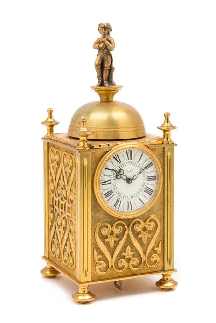 A Swiss Gilt Bronze Musical and Mechanical Clock (1 of 1)