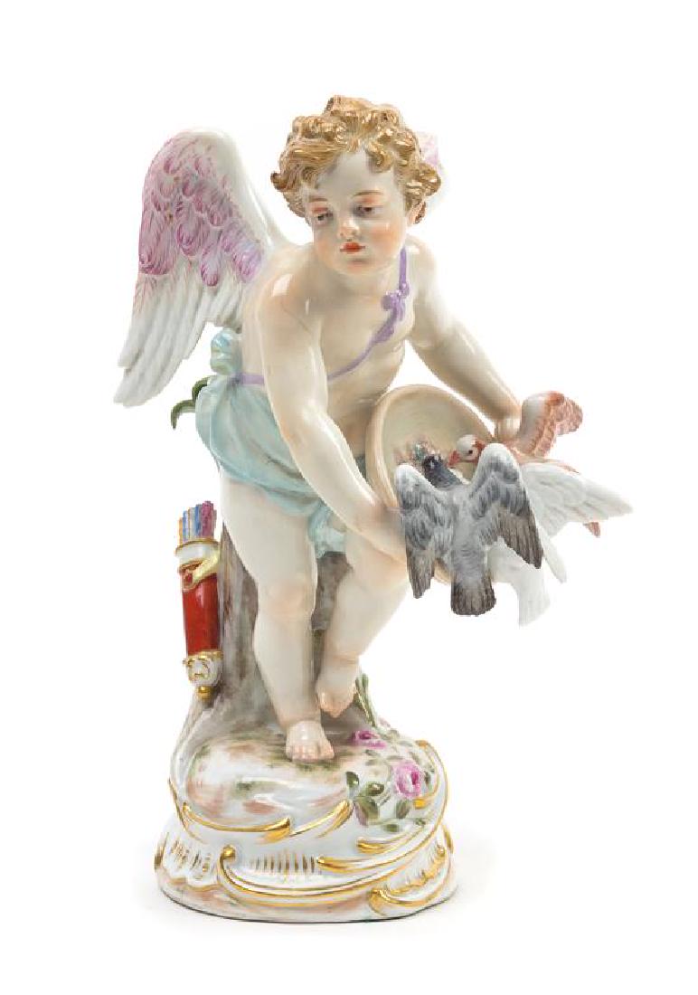 A Meissen Porcelain Figure Height 7 1/4 inches. (1 of 1)