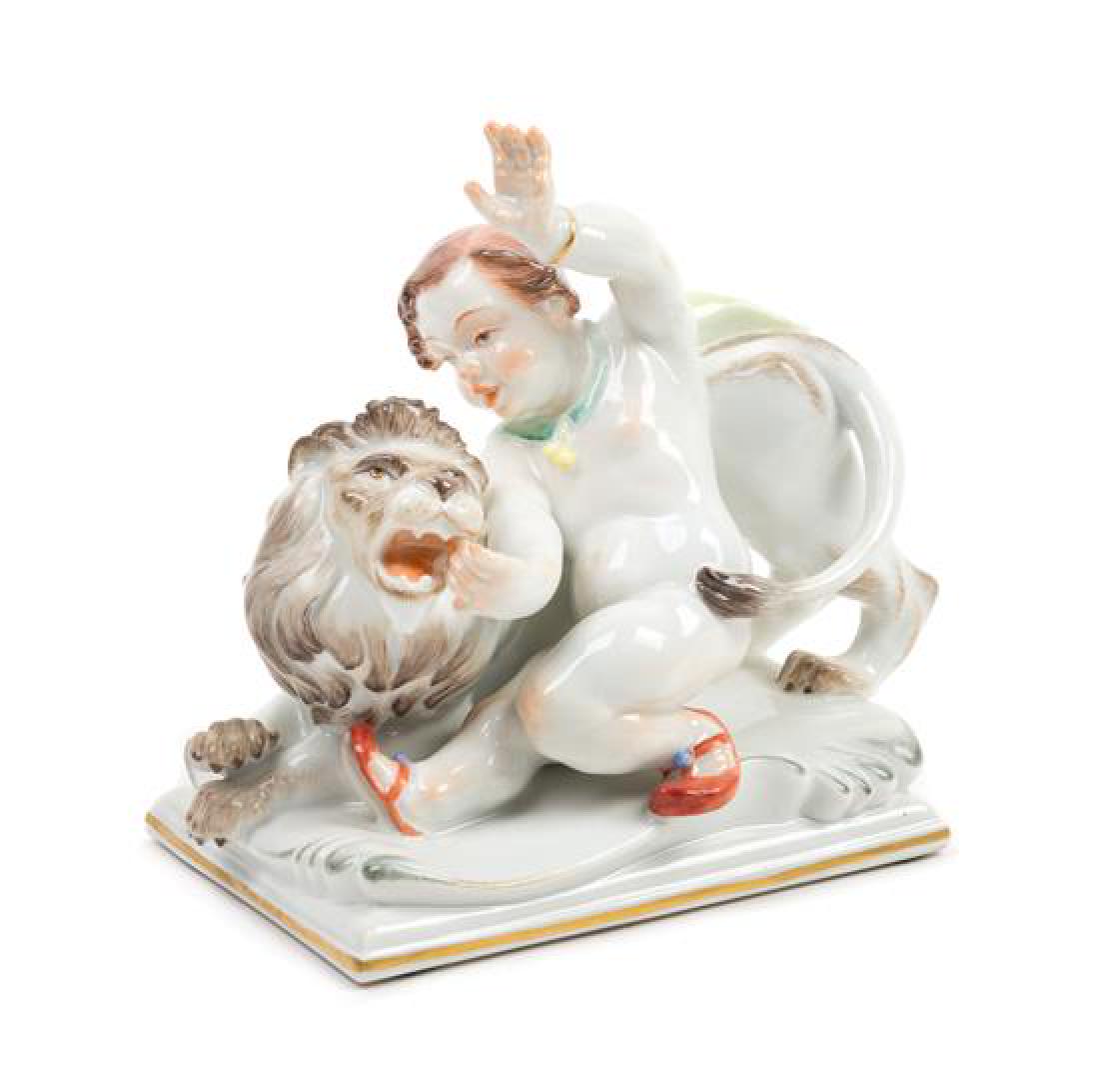 A Meissen Porcelain Figure Height 4 7/8 x width 5 1/8 (1 of 1)