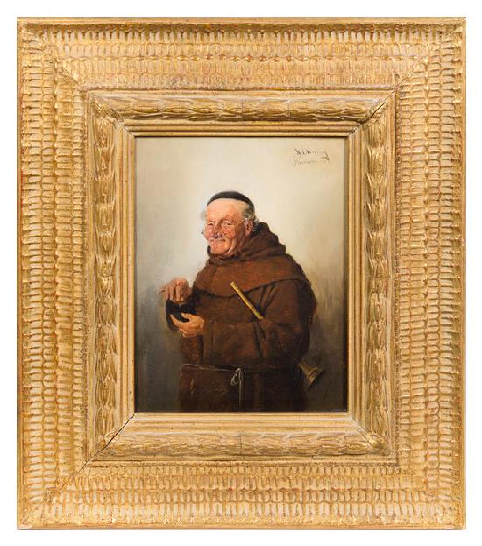 * Hedwig Oehring, (German, b. 1855), Habited Man with a (1 of 1)