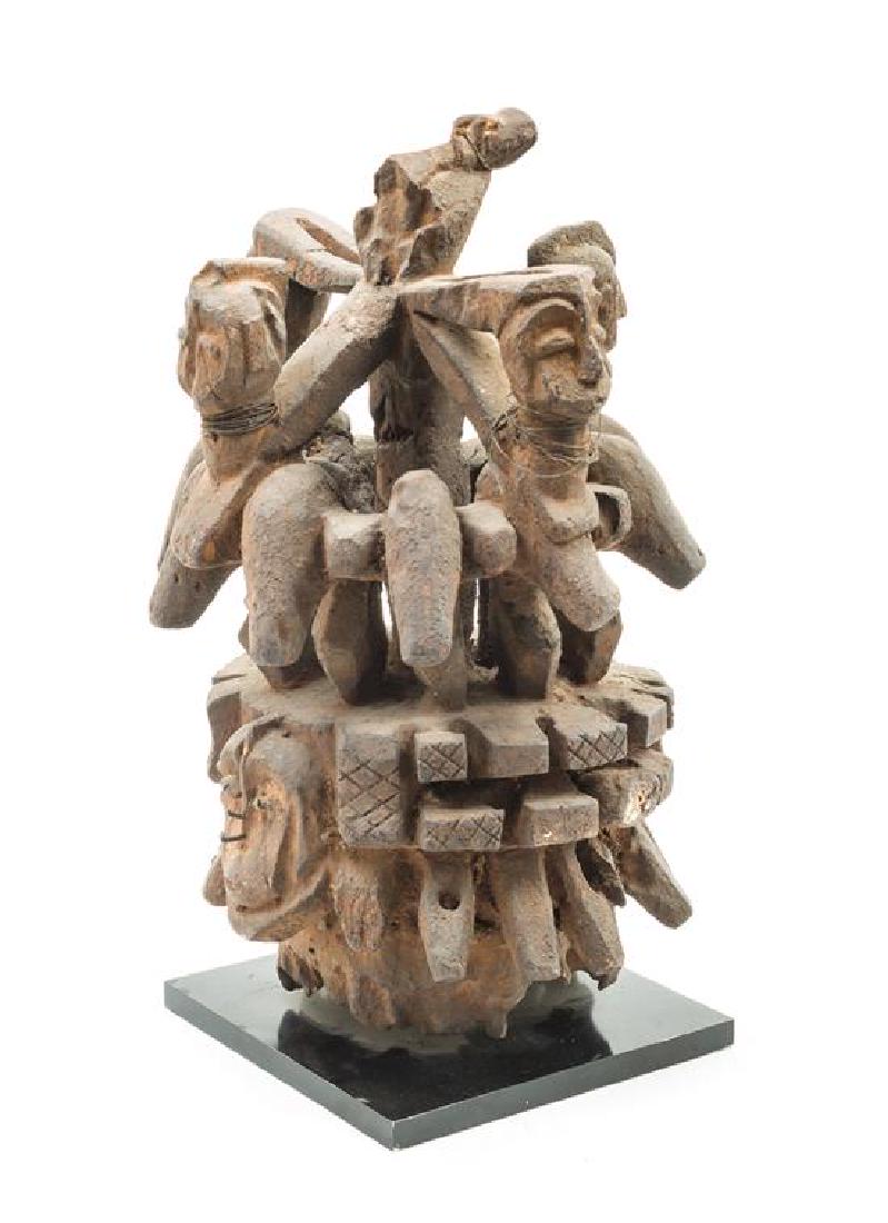 * An Igbo Wood Altar Piece Height overall 18 1/4 (1 of 1)