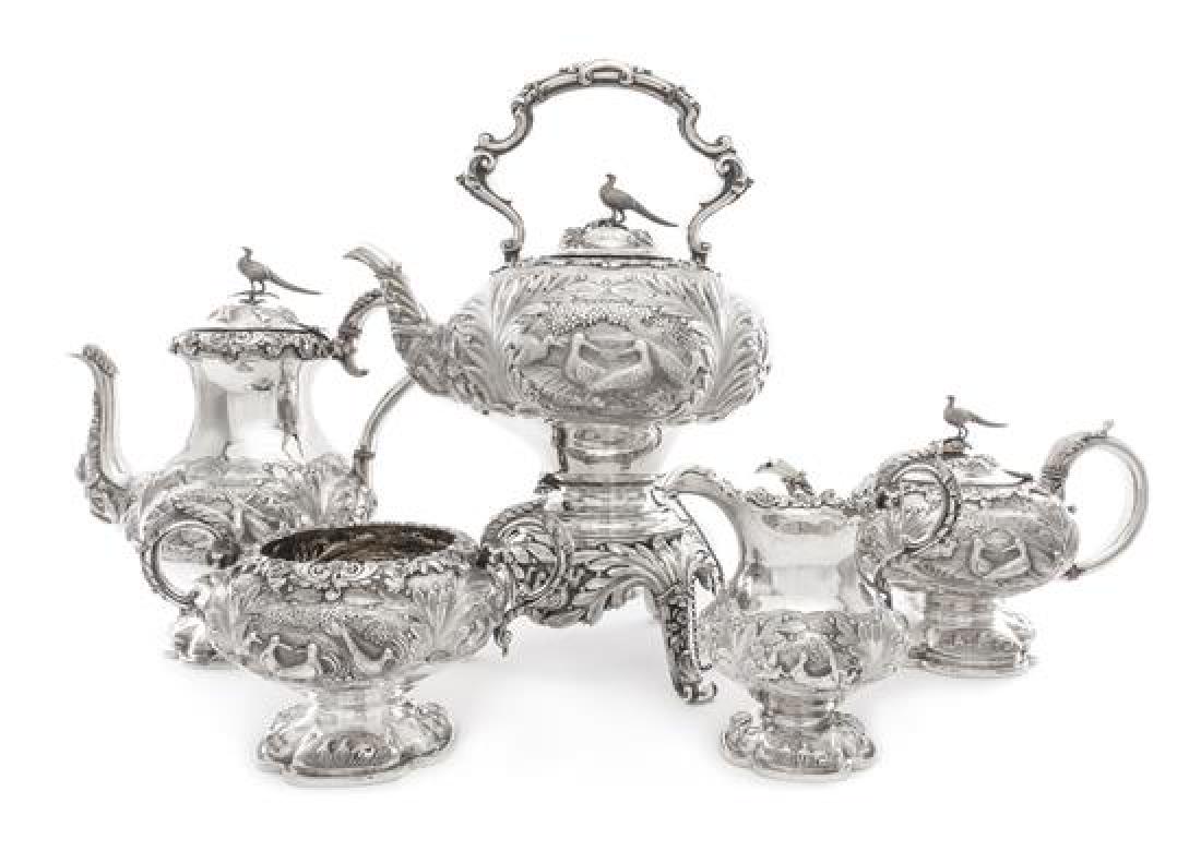 A William IV/Victorian Silver Six-Piece Tea and Coffee (1 of 2)