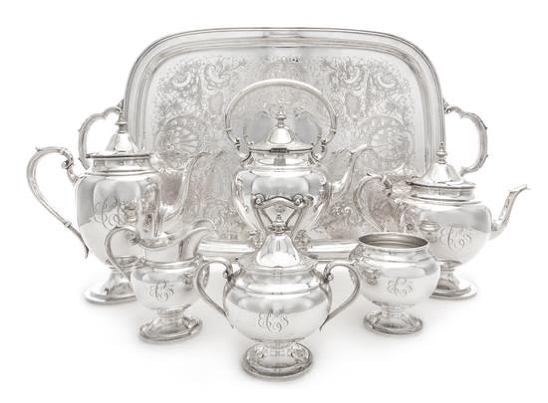 An American Silver Six-Piece Tea and Coffee Service (1 of 2)