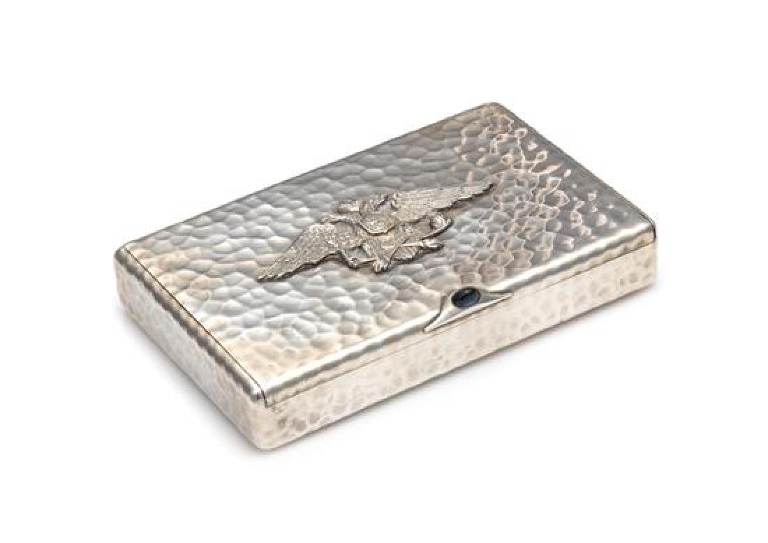 A Russian Silver Cigarette Case (1 of 2)
