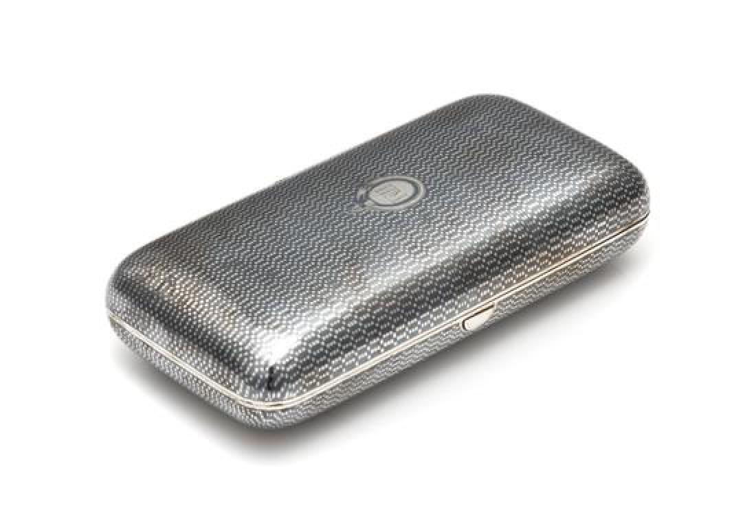 A Russian Niello Silver Cigarette Case (1 of 2)